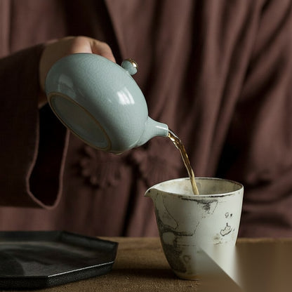 Théière japonaise en céramique avec manche « Sérail »