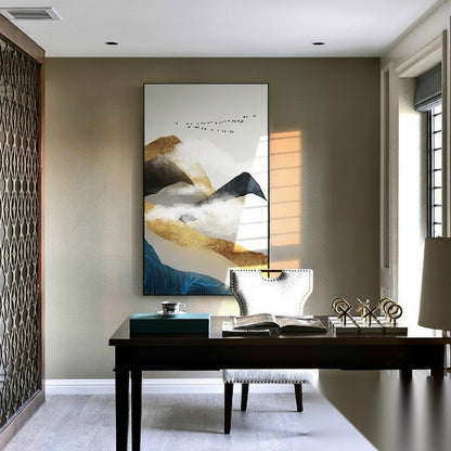 Affiche japonaise - Paysage abstrait, « Intensité »