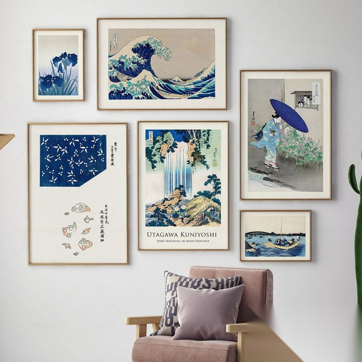 Affiche japonaise - estampes japonaises Ukiyo-e « Clarté »