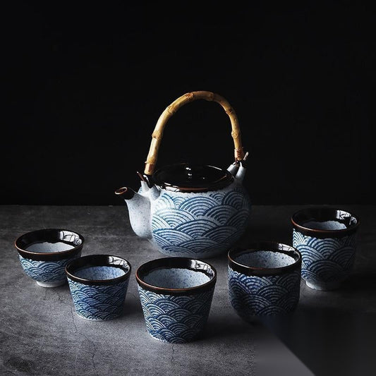Tasse japonaise en céramique « Aubergine »