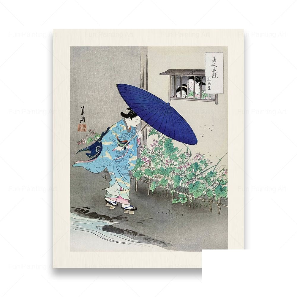 Affiche japonaise - estampes japonaises Ukiyo-e « Clarté »