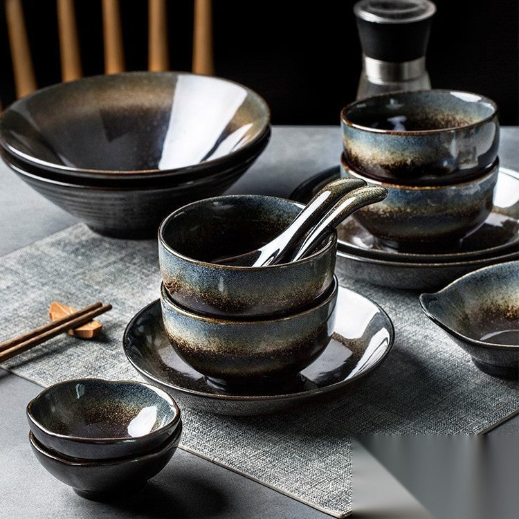 Vaisselle japonaise en céramique « Brume »