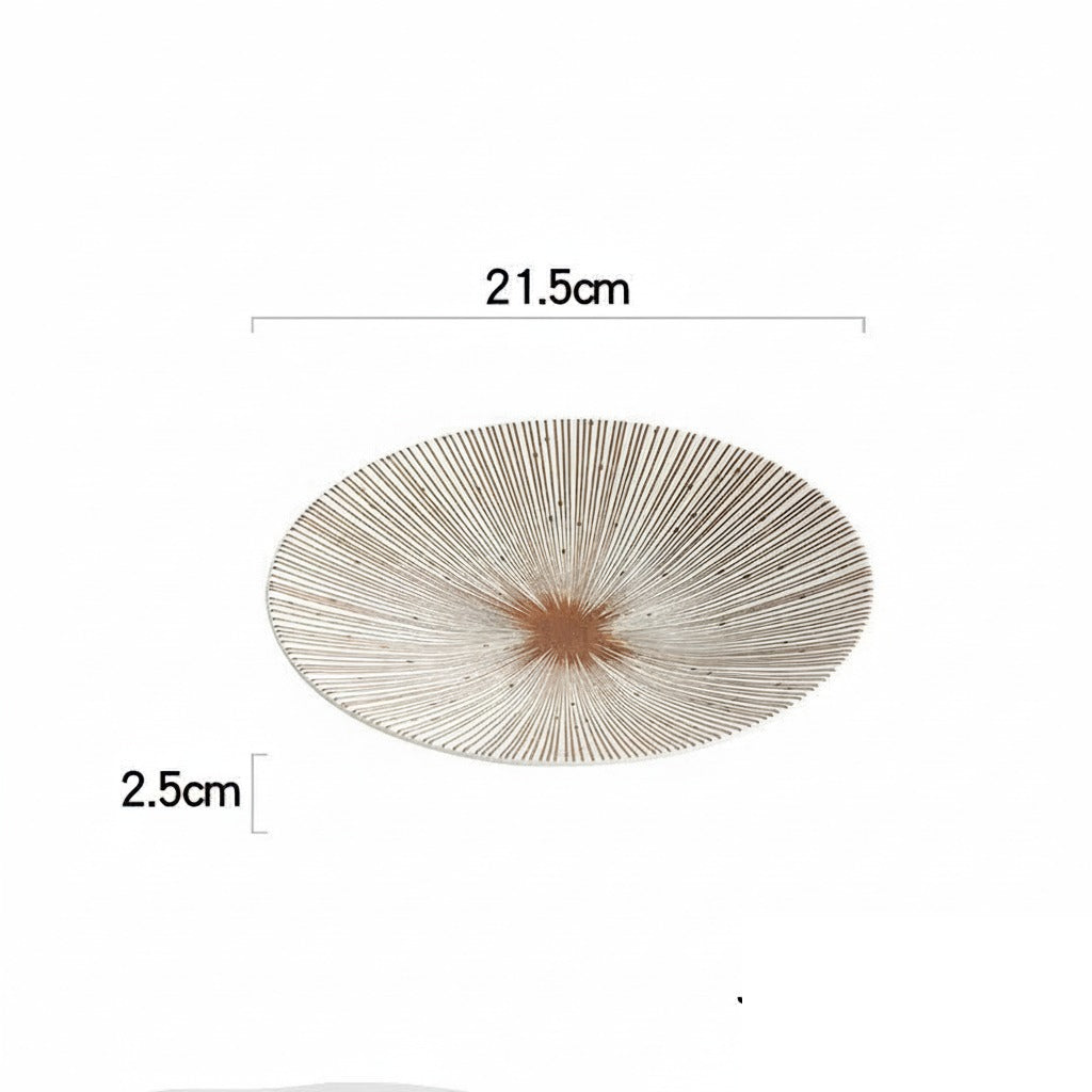 Assiette creuse japonaise « Plénitude »