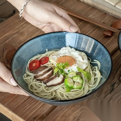 Bol à ramen japonais en céramique « Pivoine »