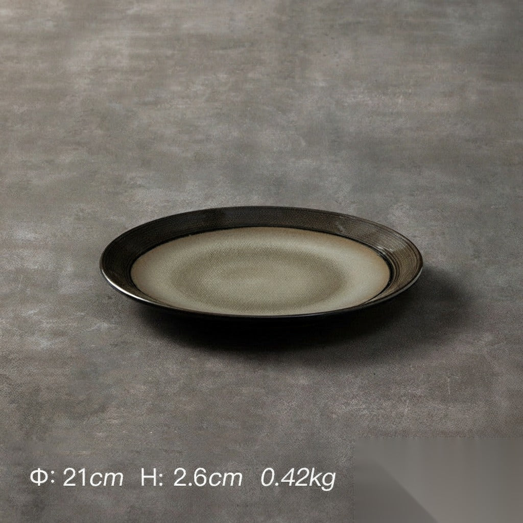 Assiette Prestige en céramique « Marbre »
