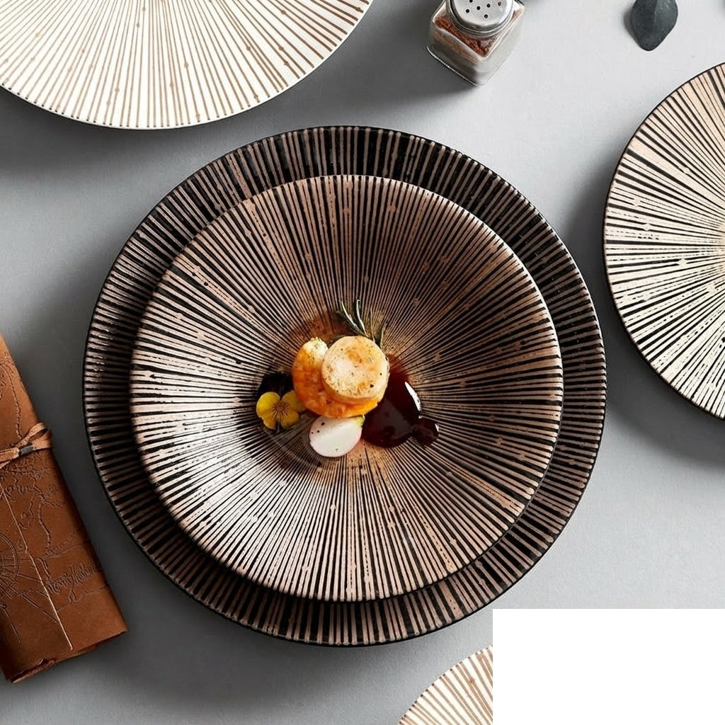 Assiette creuse japonaise « Plénitude »
