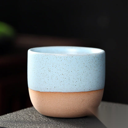 Tasse à café en poterie (120ml) « Azur »