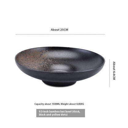 Bol / assiette creuse en céramique « Orchidée »