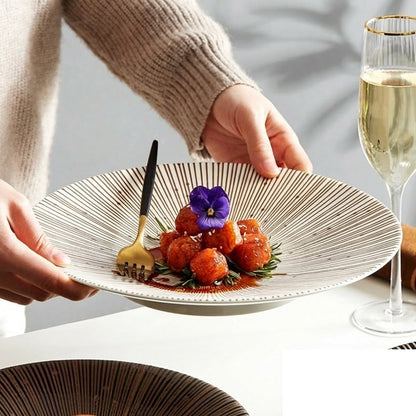 Assiette creuse japonaise « Plénitude »