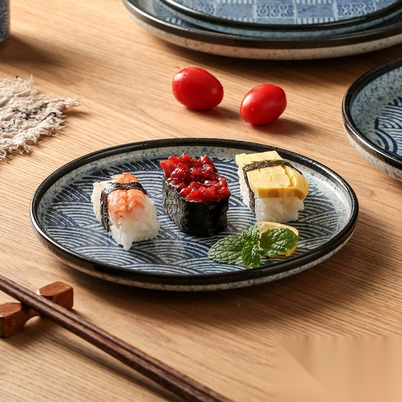 Assiette japonaise en céramique « Kamakura »