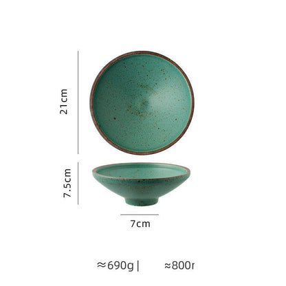 Assiette japonaise en céramique « Ébène »