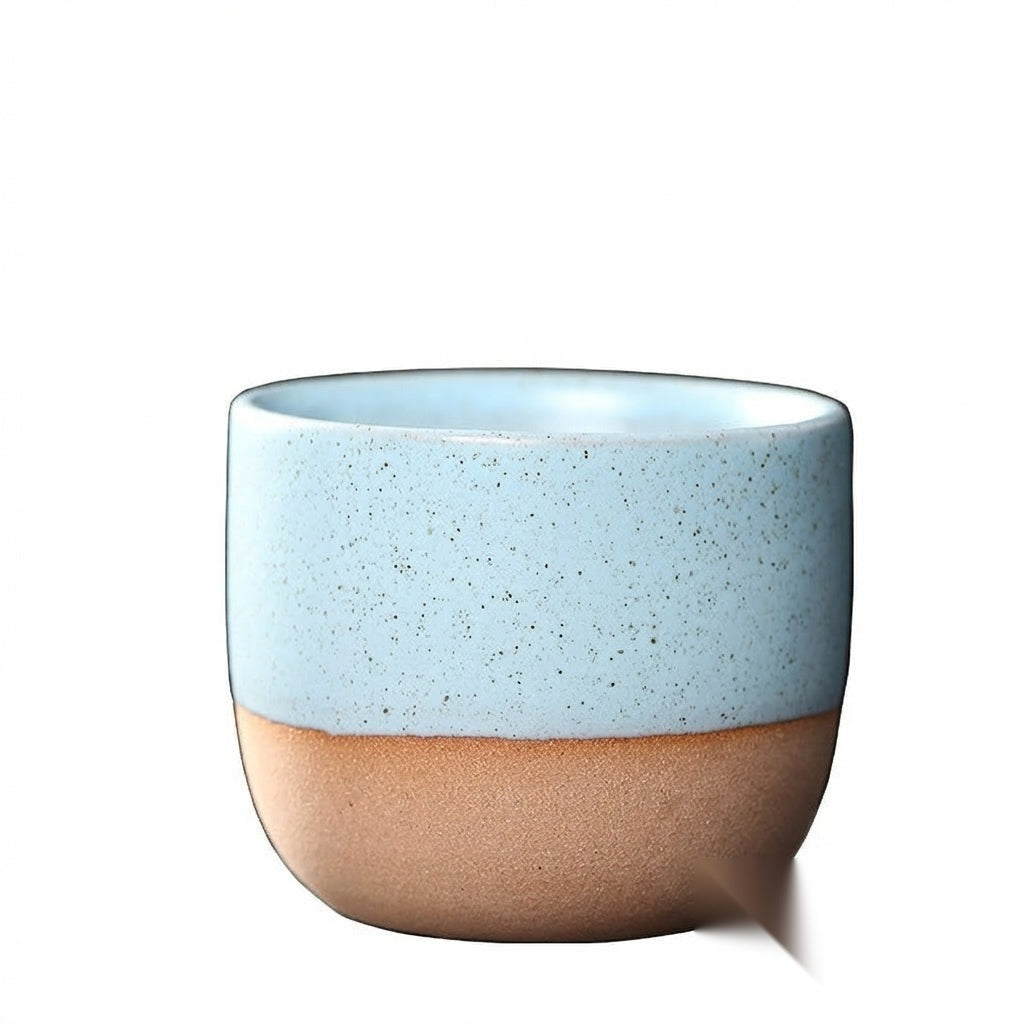 Tasse à café en poterie (120ml) « Azur »