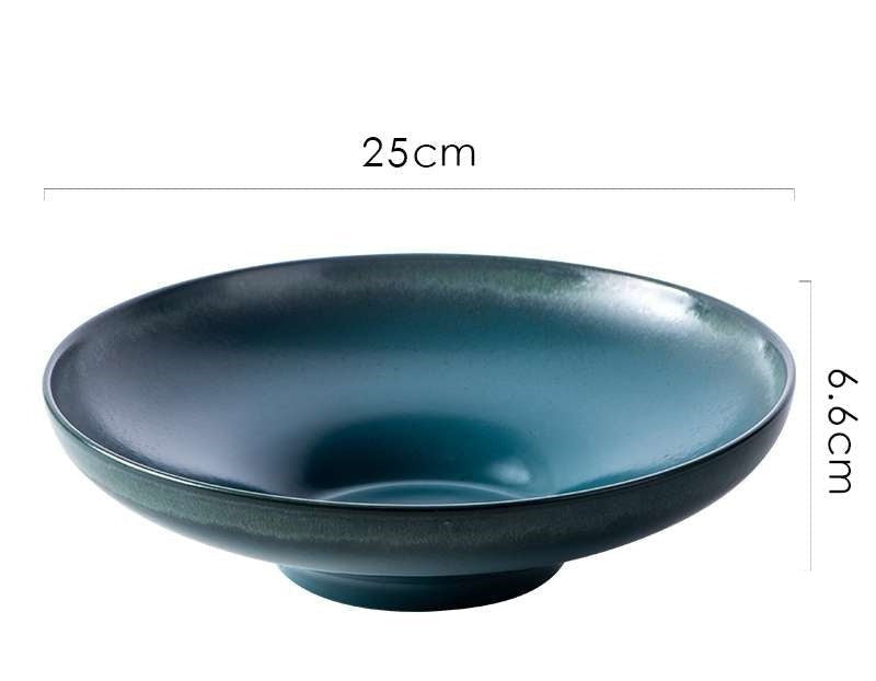 Bol / assiette creuse en céramique « Orchidée »