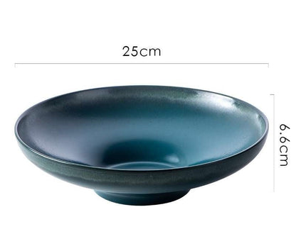 Bol / assiette creuse en céramique « Orchidée »