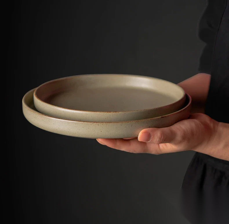 Assiette japonaise en céramique « Zéphyr »